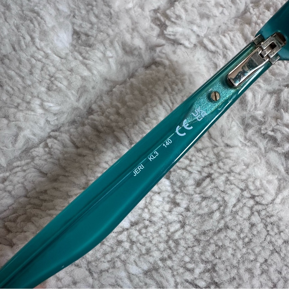 Kate Spade | "So Happy To See You" Jeri 0KL3 Havana Matte Z Aqua Eyeglasses - Picture 5 of 14